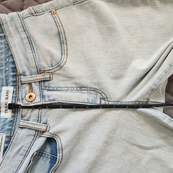 Tribal Jeans Audrey Mid-rise Girlfriend Ankle-Size 2 - Picture 7 of 15